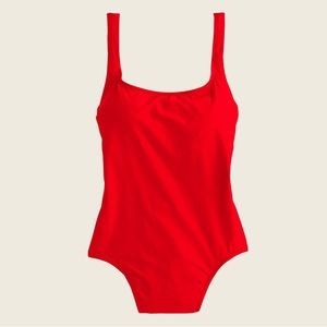 J Crew 1989 Red One Piece Swimsuit 10